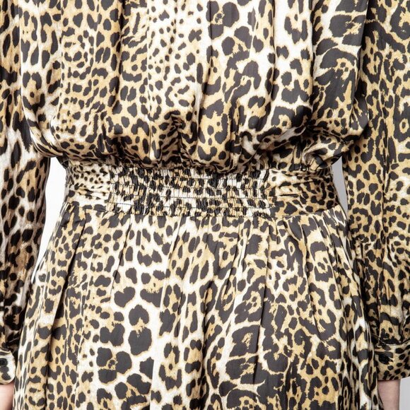 Zadig & Voltaire Leopard long sleeve dress - Picture 4 of 5